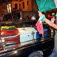 The funeral of the French football team after the final of the world cup 2006