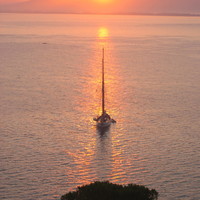 Sunrise from my balcony  3 (Porto Santo Stefano, Italy 2005)