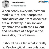 All the news is always the same everywhere