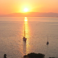 Sunrise from my balcony  5 (Porto Santo Stefano, Italy 2005)