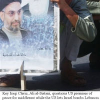 Iraqi SHIA cleric chides Bush for watching the devastation
