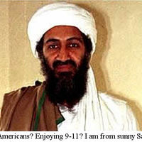 Bin Laden living it up thanks to President Bush