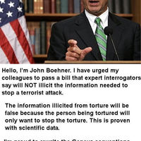 Who can I torture despite experts saying torture doesn't get the truth?