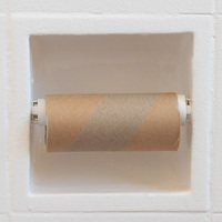 Nothing to wipe with