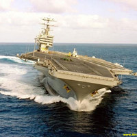 USS Stennis, hard to starboard