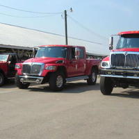International trucks live on