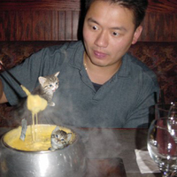 This guy likes cats and hot cheese