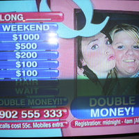 My girlfriend on Quizmania with Nikki Osborne