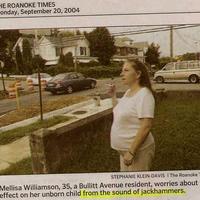 It's the noise, not the smoking that will hurt the baby
