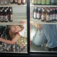 been caught trying to steal beer