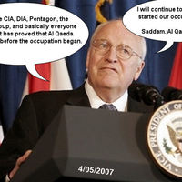 Cheney continues to show his senility!