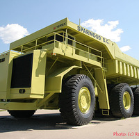 A very large truck