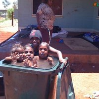 Bath night in Alice Springs