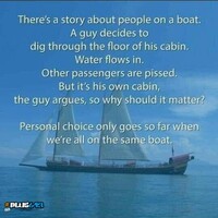 sinking ship