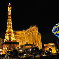Paris at night.