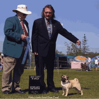 Big Ln and his dog