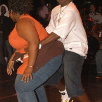 Puff Daddy, with his puffy momma