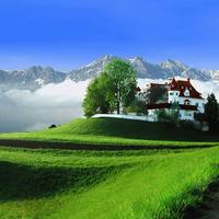 little shack on the mountainside