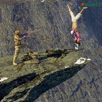 Extreme cliff dancing