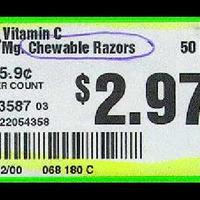chewable razors