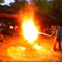 Lighting BBQ with liquid oxygen