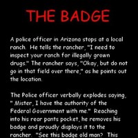 the badge