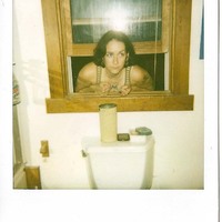 she came in through the bathroom window
