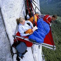 the edge of........