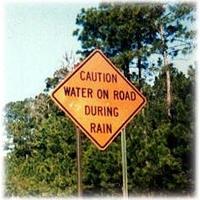 Wet roads