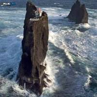 icelandic lighthouse (good for social distancing)