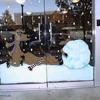 A shop door