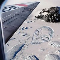 snow aliens WERE HERE
