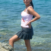 Wife in Kos Town July 2004