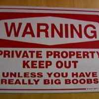 bedroom door sign
