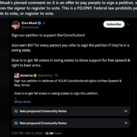 Buying votes