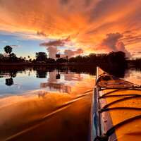 Weeki Wachee sunset by Brooke Longval