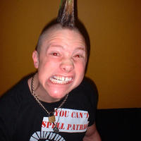 My mates brother trying to look hardcore