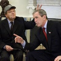 michael moore and bush
