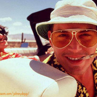 Depp as Hunter S. Thompson