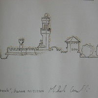View from my window (pencila and ink on paper)