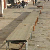 Guess what is this?  It is not a huge table and it is in Venice