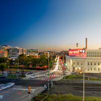 "Downtown Durham Day to Night" by Kyle Foreman