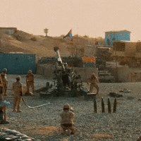 Artillery in slow motion