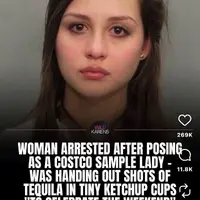 Arrested to give her a reward? I don't get it