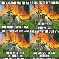 evil cow memes