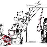 Bush and Saddam