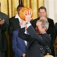 Bush looking like a bigger tool than usual