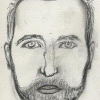 Self portrait (chalk on canvas) , Mkcerusky,  2002.