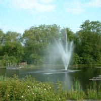 Water Fountain, Microsoft UK HQ, Thames Valley Park, Reading, United Kingdom.