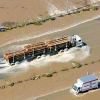 Flooding over Princes Highway, Werribee, Victoria, Feb 3, 2005